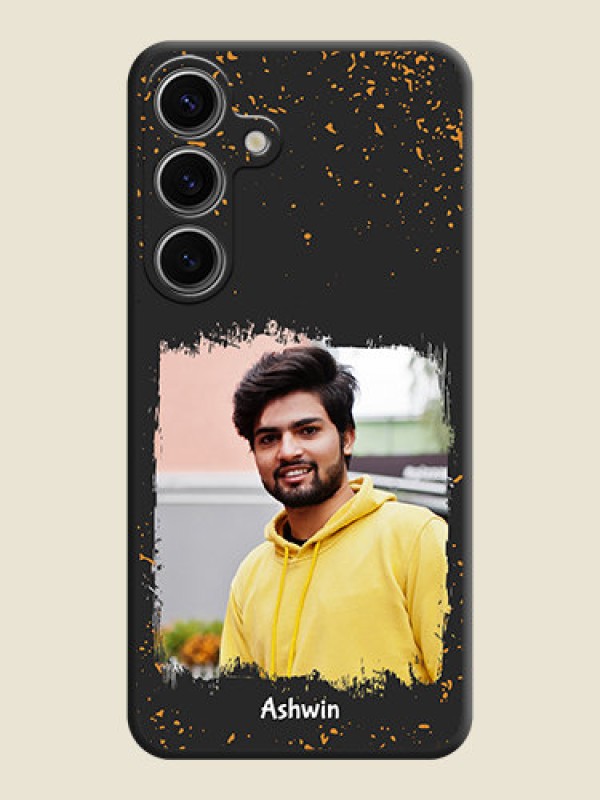 Custom Spray Free Design - Photo on Space Black Soft Matte Phone Cover - Galaxy S24 5G
