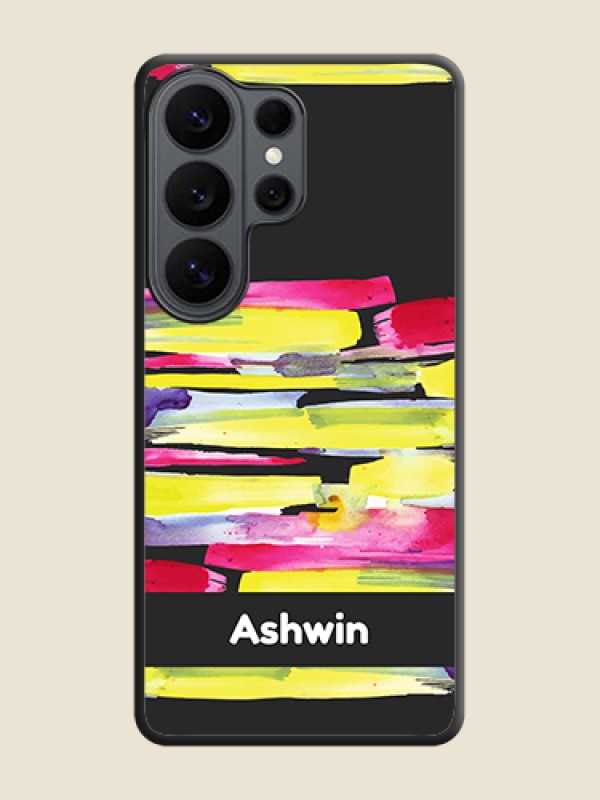 Custom Brush Coloured On Space Black Custom Soft Matte Mobile Back Cover - Samsung Galaxy S26 Ultra 5G