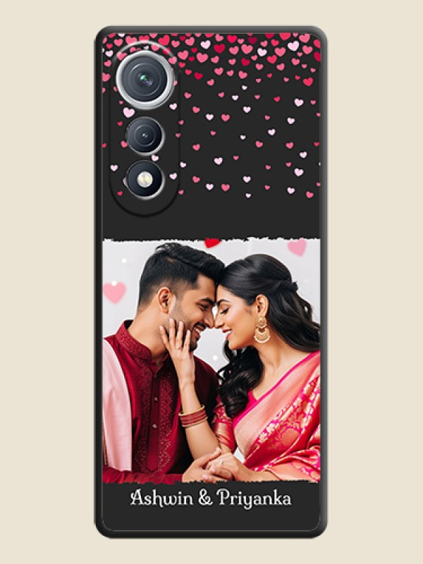 Custom Fall in Love with Your Partner on Photo On Space Black Custom Soft Matte Mobile Back Cover - Tecno Pova Curve 5G
