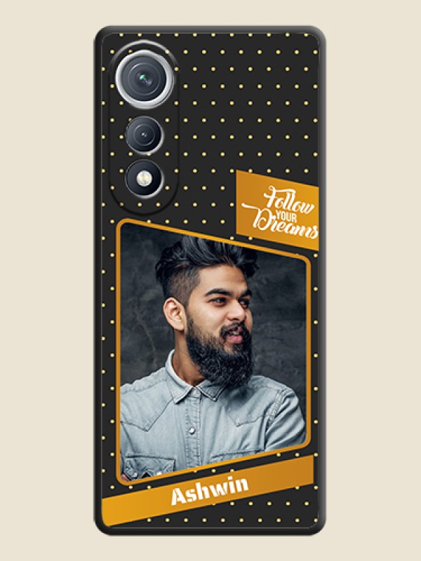 Custom Follow Your Dreams with White Dots On Space Black Custom Soft Matte Mobile Back Cover - Tecno Pova Curve 5G