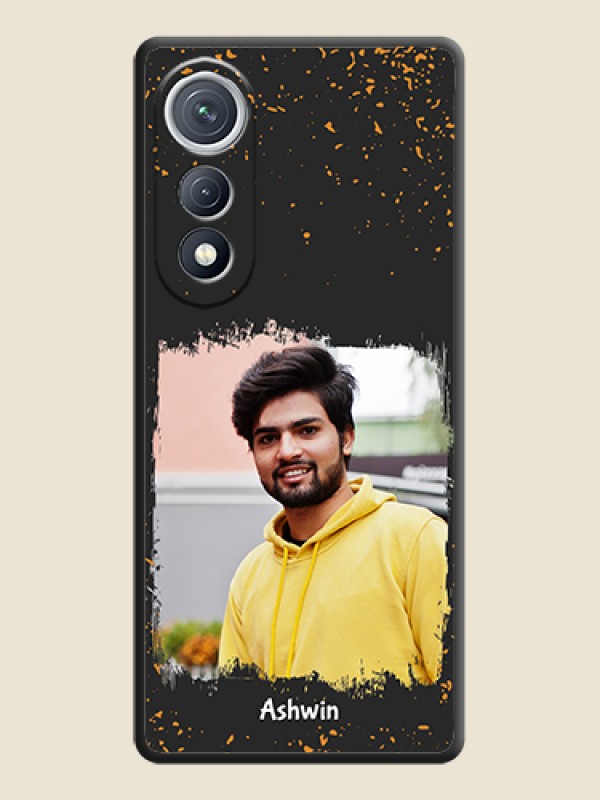 Custom Spray Free Design on Photo On Space Black Custom Soft Matte Mobile Back Cover - Tecno Pova Curve 5G