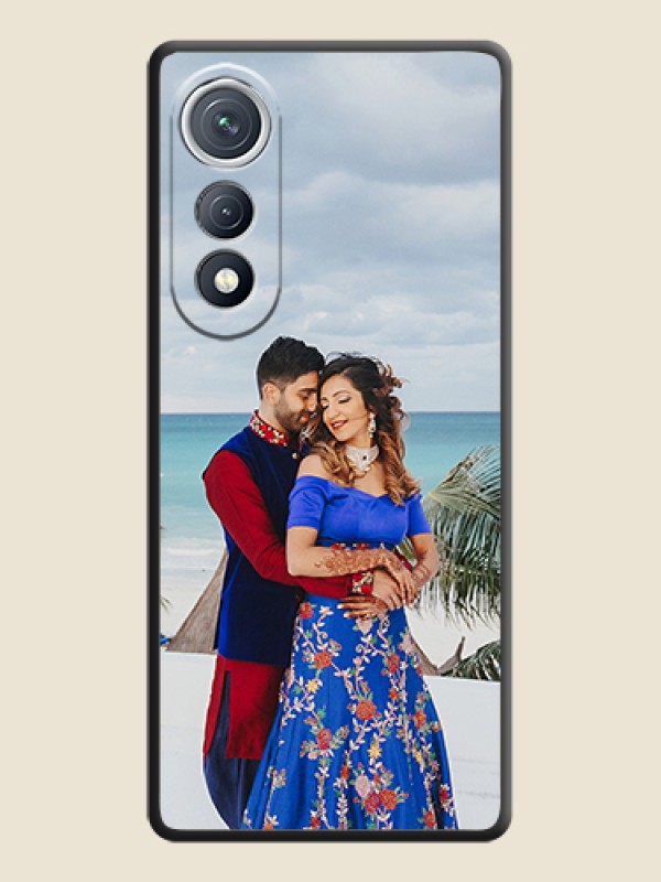 Custom Full Single Pic Upload On Space Black Custom Soft Matte Mobile Back Cover - Tecno Pova Curve 5G