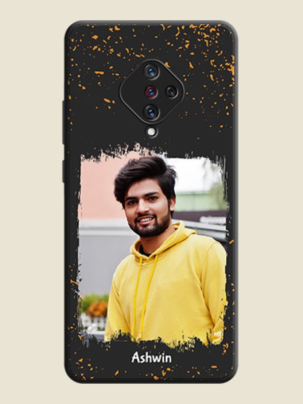 Custom Spray Free Design - Photo on Space Black Soft Matte Phone Cover - Vivo S1 Pro