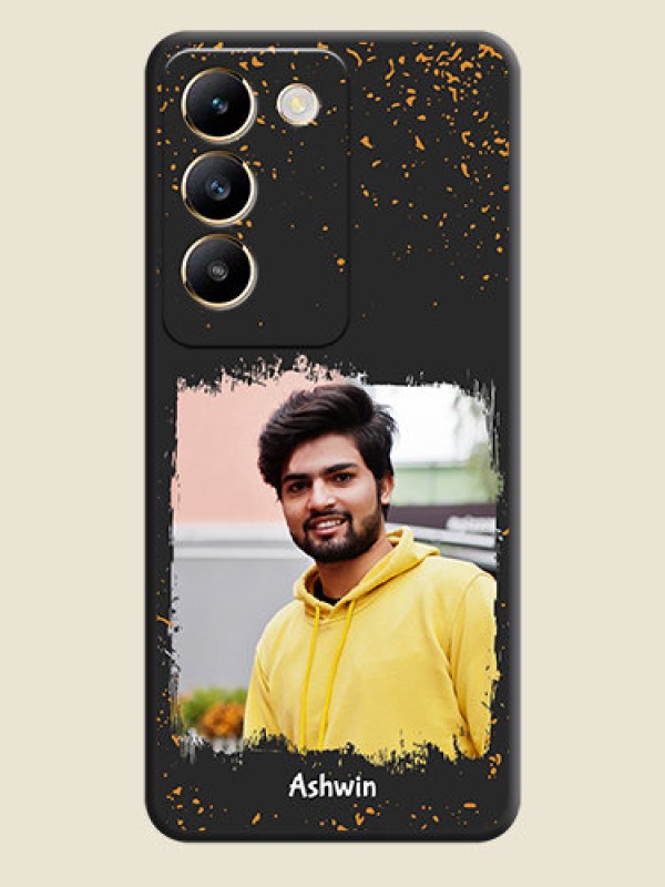 Custom Spray Free Design - Photo on Space Black Soft Matte Phone Cover - Vivo T3 5G