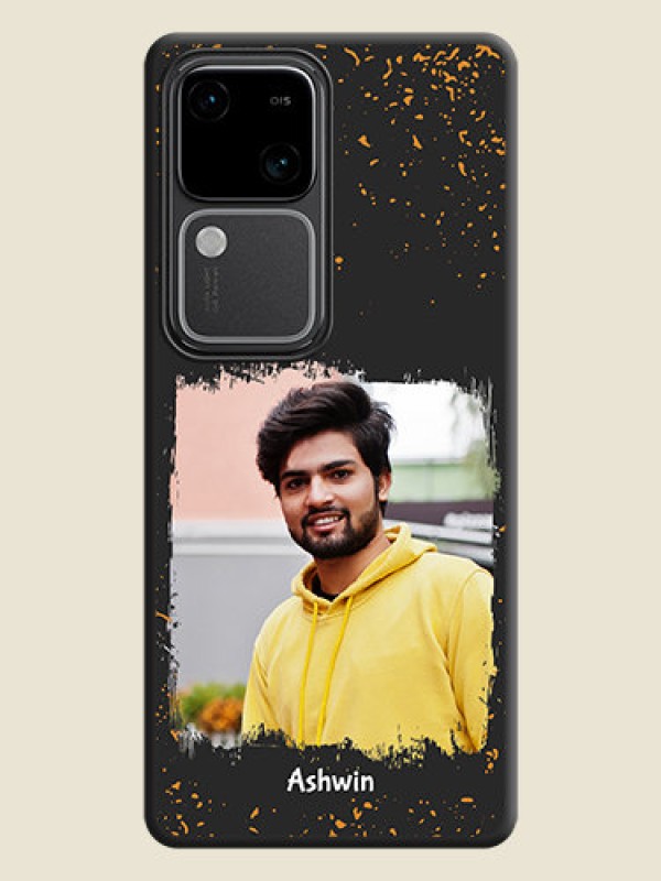 Custom Spray Free Design - Photo on Space Black Soft Matte Phone Cover - Vivo V30 5G