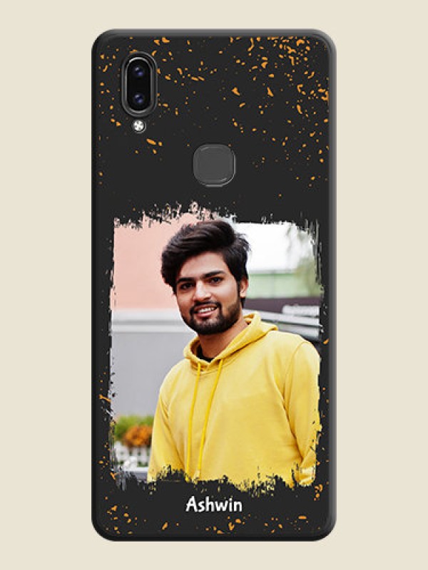 Custom Spray Free Design on Photo on Space Black Soft Matte Phone Cover - Vivo V9 Pro