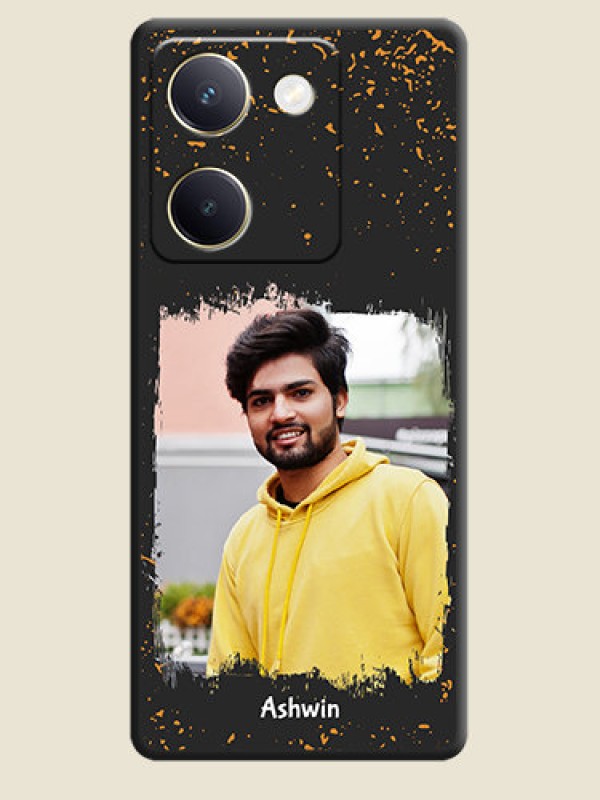 Custom Spray Free Design on Photo On Space Black Custom Soft Matte Mobile Back Cover - Vivo Y200 Pro 5G