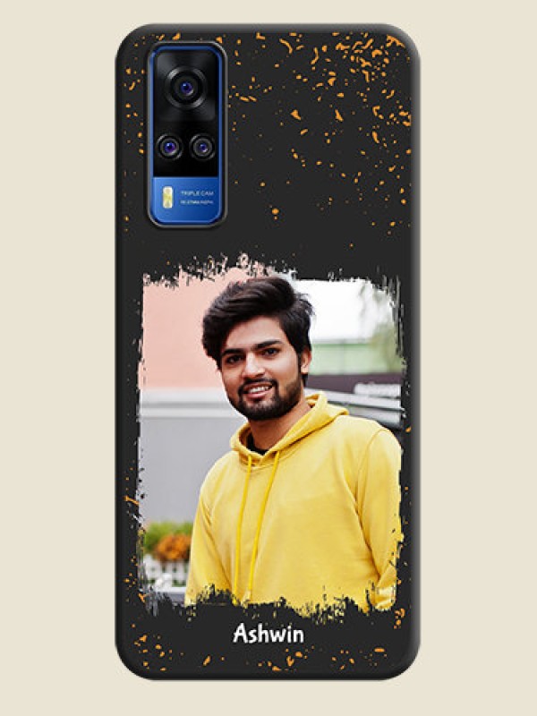 Custom Spray Free Design on Photo on Space Black Soft Matte Phone Cover - Vivo Y51A