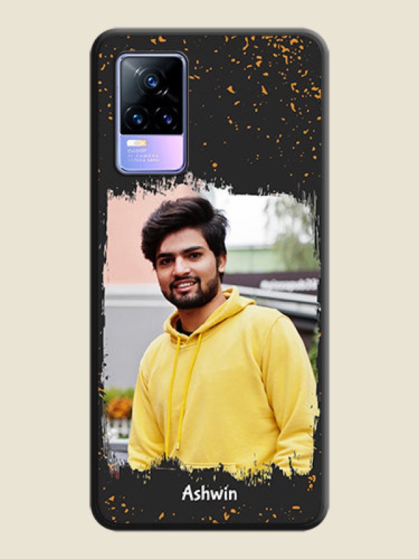 Custom Spray Free Design on Photo on Space Black Soft Matte Phone Cover - Vivo Y73