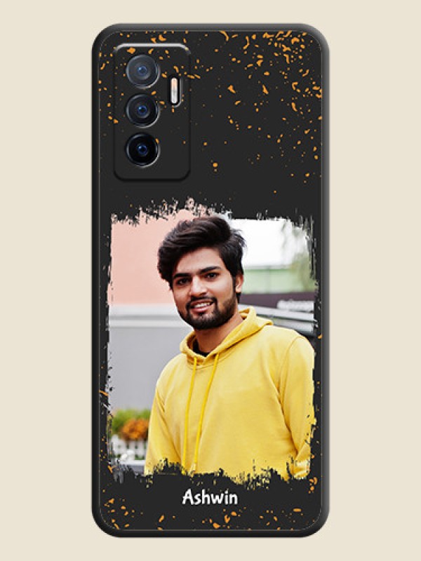 Custom Spray Free Design on Photo on Space Black Soft Matte Phone Cover - Vivo Y75 4G