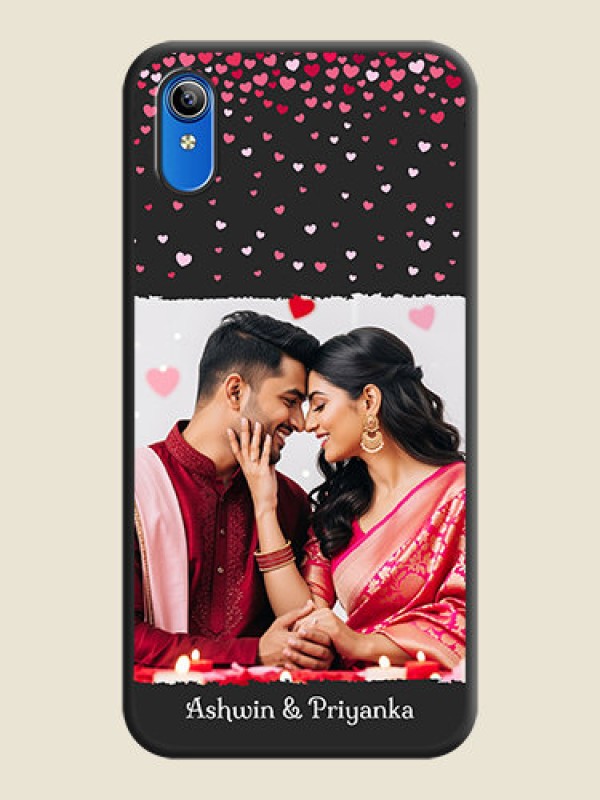 Custom Fall in Love with Your Partner  on Photo on Space Black Soft Matte Phone Cover - Vivo Y91i