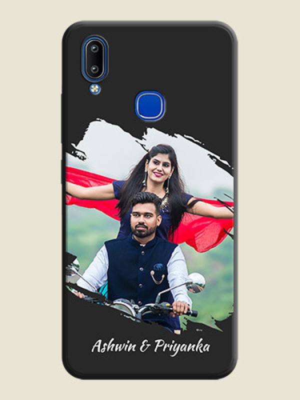 Custom Grunge Brush Strokes - Photo on Space Black Soft Matte Back Cover - Vivo Y95