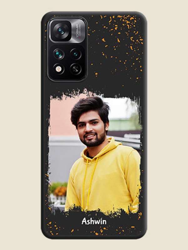 Custom Spray Free Design on Photo on Space Black Soft Matte Phone Cover - Xiaomi 11i Hypercharge 5G
