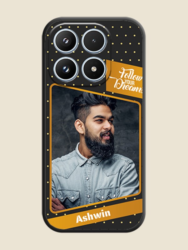 Custom Follow Your Dreams with White Dots On Space Black Custom Soft Matte Mobile Back Cover - Xiaomi 17 5G