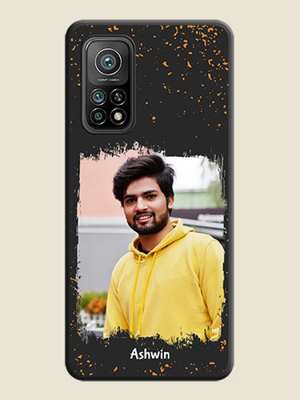 Custom Spray Free Design on Photo on Space Black Soft Matte Phone Cover - Mi 10T Pro