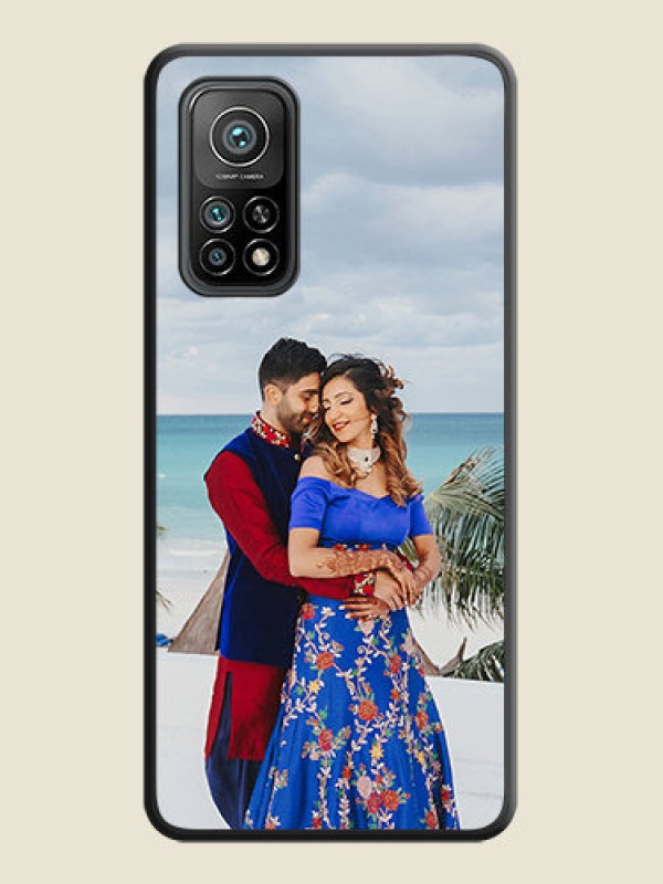 Custom Full Single Pic Upload On Space Black Personalized Soft Matte Phone Covers -Xiaomi Mi 10T Pro