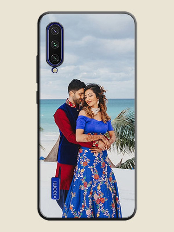 Custom Full Single Pic Upload On Space Black Personalized Soft Matte Phone Covers -Xiaomi Mi A3