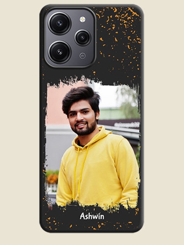 Custom Spray Free Design - Photo on Space Black Soft Matte Phone Cover - Redmi 12 4G