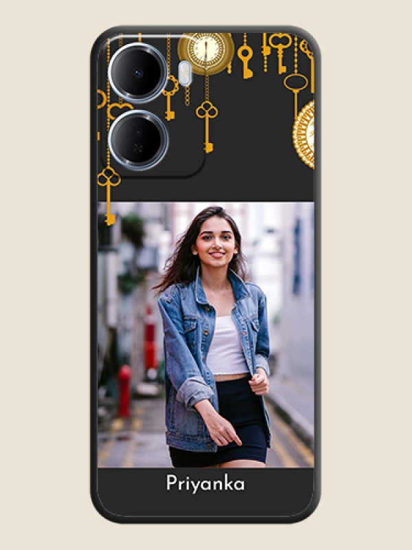 Custom Decorative Design with Text On Space Black Custom Soft Matte Mobile Back Cover - Xiaomi Redmi 15A 5G
