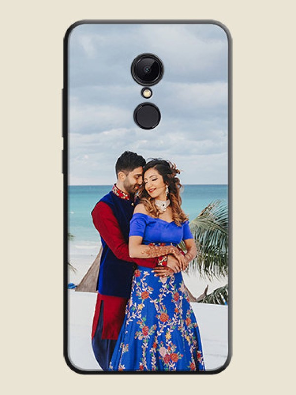 Custom Full Single Pic Upload On Space Black Personalized Soft Matte Phone Covers -Xiaomi Redmi 5