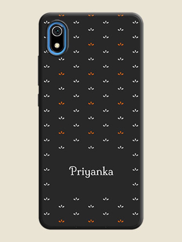 Custom Simple Pattern With Custom Text On Space Black Personalized Soft Matte Phone Covers -Xiaomi Redmi 7A