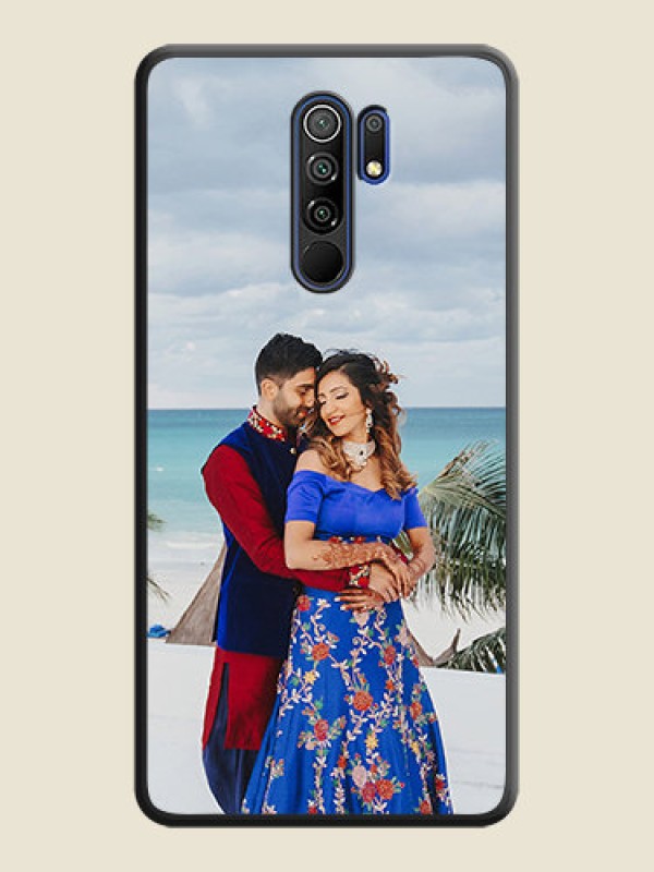 Custom Full Single Pic Upload On Space Black Personalized Soft Matte Phone Covers -Xiaomi Redmi 9 Prime