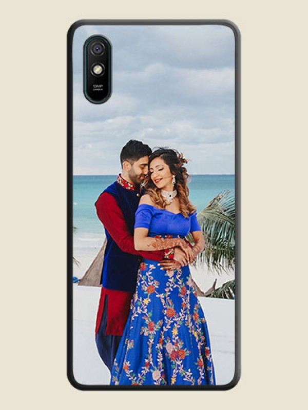 Custom Full Single Pic Upload On Space Black Personalized Soft Matte Phone Covers -Xiaomi Redmi 9A Sport