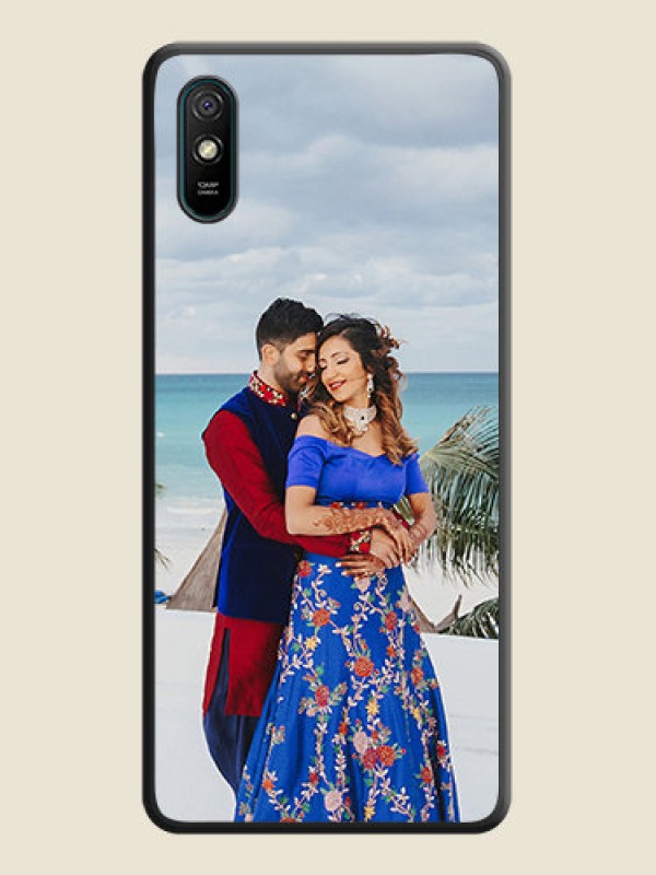 Custom Full Single Pic Upload On Space Black Personalized Soft Matte Phone Covers -Xiaomi Redmi 9A