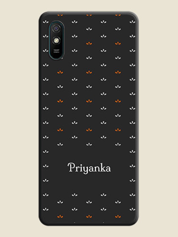 Custom Simple Pattern With Custom Text On Space Black Personalized Soft Matte Phone Covers -Xiaomi Redmi 9A
