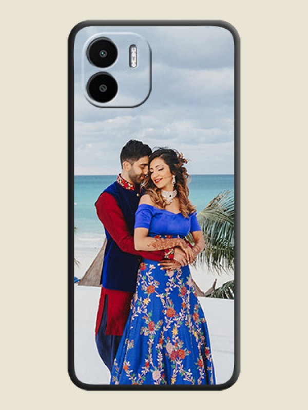 Custom Full Single Pic Upload On Space Black Personalized Soft Matte Phone Covers -Xiaomi Redmi A1