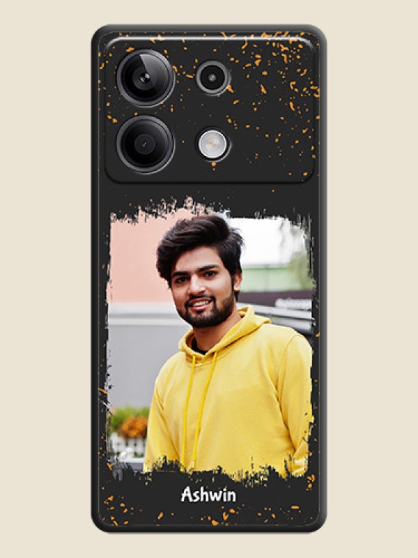 Custom Spray Free Design - Photo on Space Black Soft Matte Phone Cover - Redmi Note 13 5G