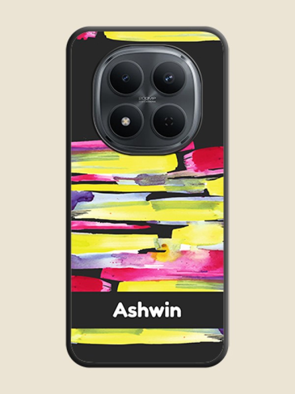 Custom Brush Coloured On Space Black Custom Soft Matte Mobile Back Cover - Xiaomi Redmi Note 15 5G