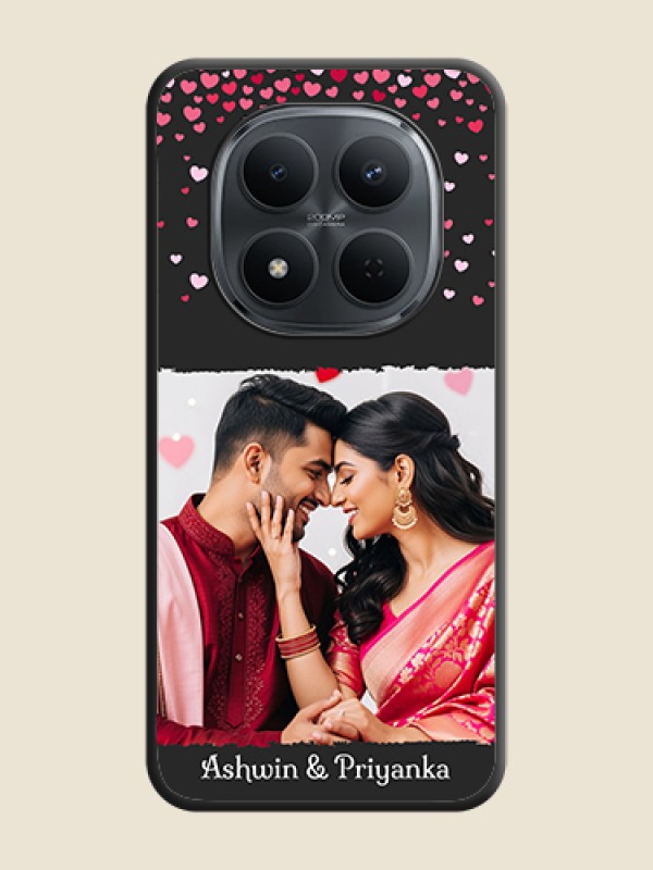Custom Fall in Love with Your Partner on Photo On Space Black Custom Soft Matte Mobile Back Cover - Xiaomi Redmi Note 15 Pro 5G