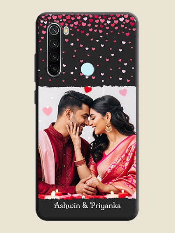 Custom Fall in Love with Your Partner  - Photo on Space Black Soft Matte Phone Cover - Redmi Note 8