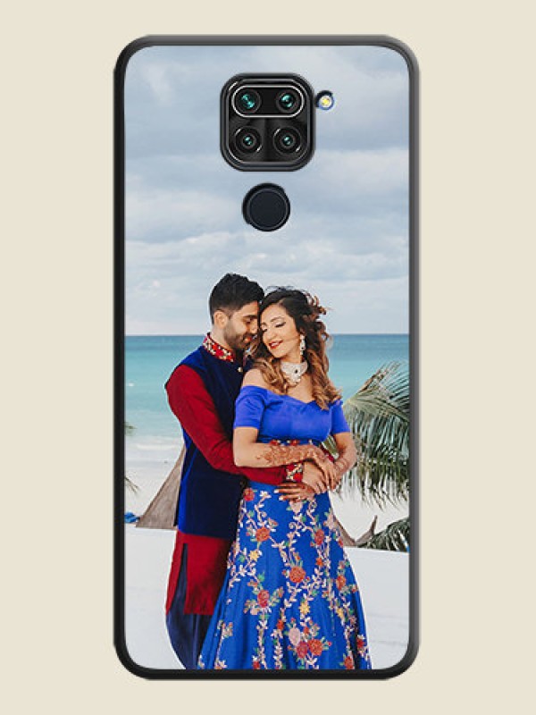 Custom Full Single Pic Upload On Space Black Personalized Soft Matte Phone Covers -Xiaomi Redmi Note 9
