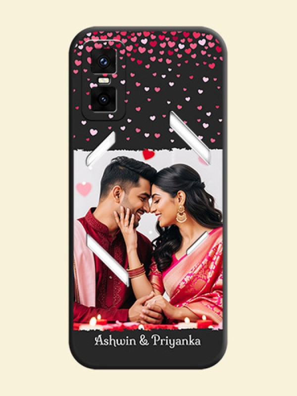 Fall in Love with Your Partner on Photo On Space Black Custom Soft Matte Mobile Back Cover - Infinix GT 30 Pro 5G