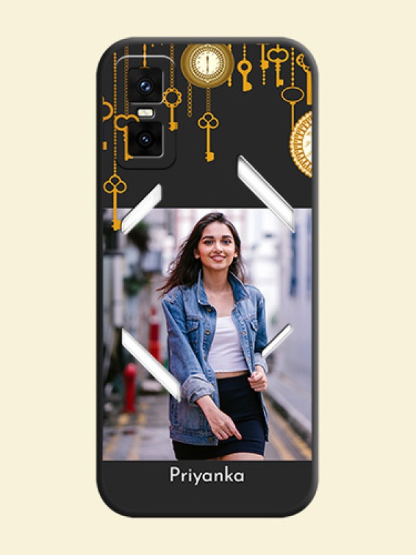 Decorative Design with Text On Space Black Custom Soft Matte Mobile Back Cover - Infinix GT 30 Pro 5G