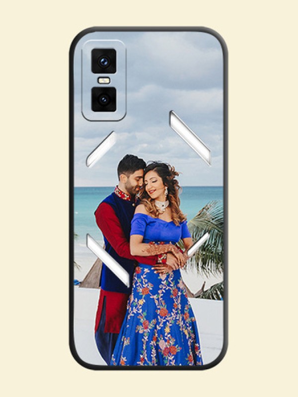 Full Single Pic Upload On Space Black Custom Soft Matte Mobile Back Cover - Infinix GT 30 Pro 5G