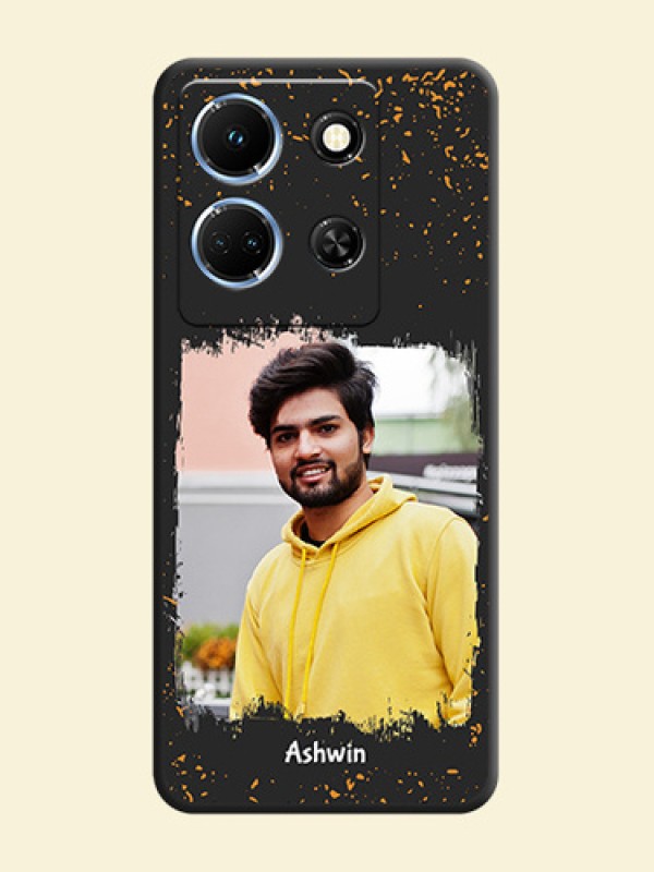 Spray Free Design - Photo on Space Black Soft Matte Phone Cover - Infinix Note 30 5G
