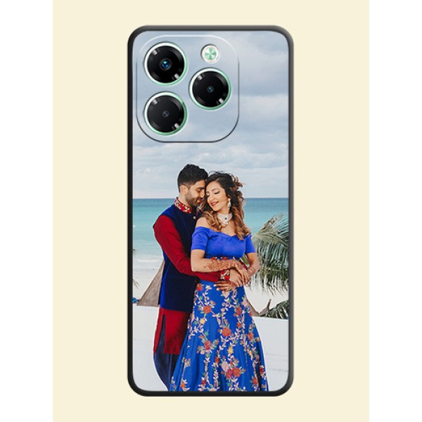 Full Single Pic Upload On Space Black Custom Soft Matte Mobile Back Cover - Infinix Note 40X 5G Full Single Pic Upload On Space Black Custom Soft Matte Mobile Back Cover - Infinix Note 40X 5G