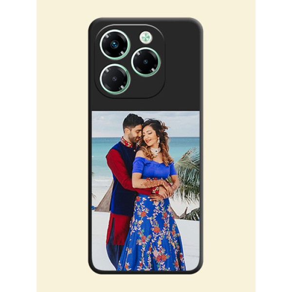 Image Upload With Space Black Color On Custom Soft Matte Mobile Back Cover - Infinix Note 40X 5G Image Upload With Space Black Color On Custom Soft Matte Mobile Back Cover - Infinix Note 40X 5G