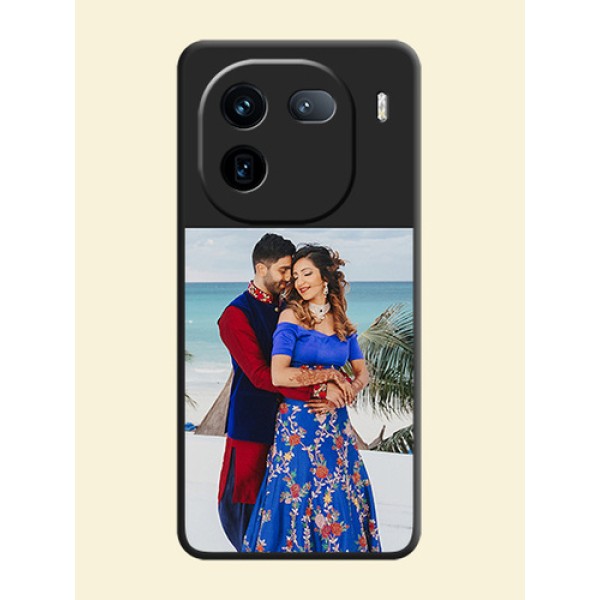 Image Upload With Space Black Color On Custom Soft Matte Mobile Back Cover - Iqoo 12 5G Image Upload With Space Black Color On Custom Soft Matte Mobile Back Cover - Iqoo 12 5G