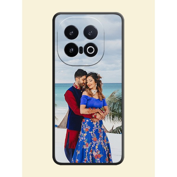 Full Single Pic Upload On Space Black Custom Soft Matte Mobile Back Cover - iQOO 13 5G Full Single Pic Upload On Space Black Custom Soft Matte Mobile Back Cover - iQOO 13 5G