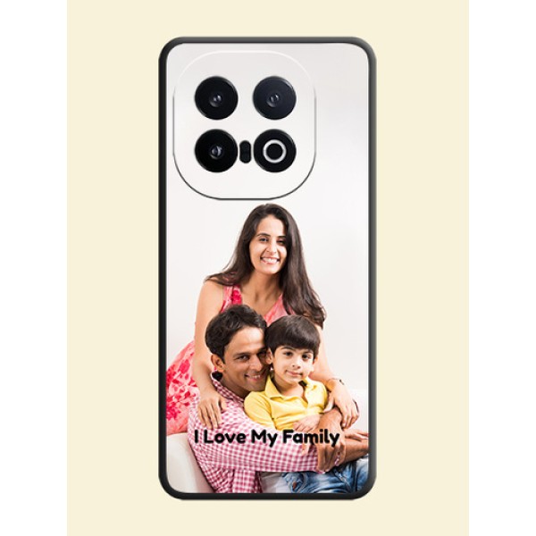 Full Single Pic Upload With Text On Space Black Custom Soft Matte Mobile Back Cover - iQOO 13 5G Full Single Pic Upload With Text On Space Black Custom Soft Matte Mobile Back Cover - iQOO 13 5G