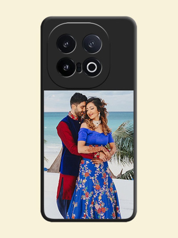 Image Upload With Space Black Color On Custom Soft Matte Mobile Back Cover - Iqoo 13 5G