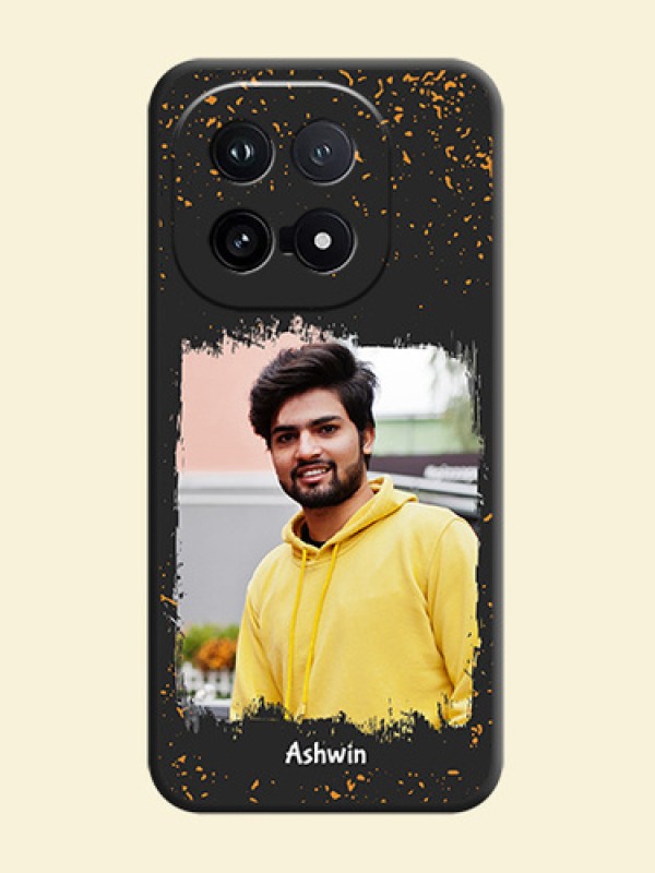 Spray Free Design on Photo On Space Black Custom Soft Matte Mobile Back Cover - iQOO 15 5G