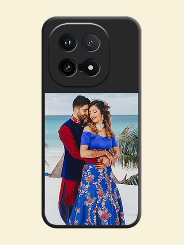 Image Upload With Space Black Color On Custom Soft Matte Mobile Back Cover - iQOO 15 5G