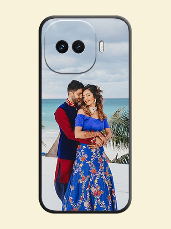Full Single Pic Upload On Space Black Custom Soft Matte Mobile Back Cover - iQOO 15R 5G