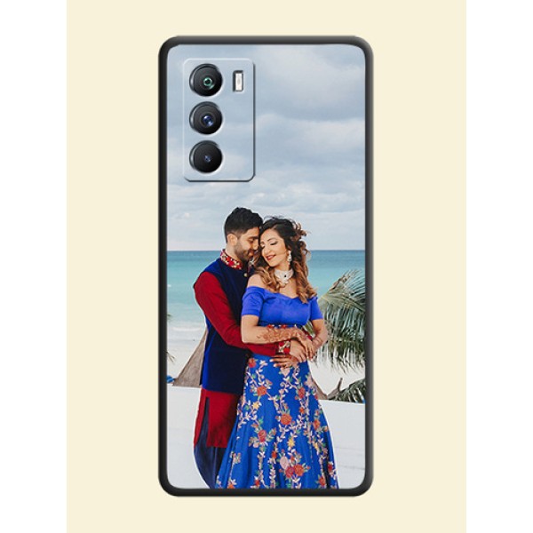 Full Single Pic Upload On Space Black Personalized Soft Matte Phone Covers -Iqoo 9 Se 5G Full Single Pic Upload On Space Black Personalized Soft Matte Phone Covers -Iqoo 9 Se 5G