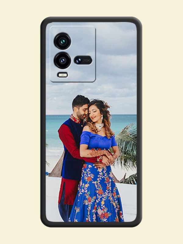 Full Single Pic Upload On Space Black Personalized Soft Matte Phone Covers -Iqoo 9T 5G